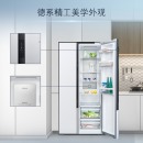 西门子 630升 一级能效 变频无霜对开双开门冰箱 白色 BCD-630W(KX63EA20TI)