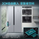 西门500升 变频无霜对开双开门超薄囤货冰箱 （银色) BCD-500W(KX50NA41TI)