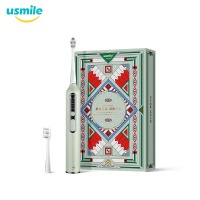 usmile 电动牙刷 成人款情侣款 微泡声波电动牙刷 复古绿