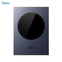 美的（Midea）电磁炉双环混合动力A级微晶面板2200W大火十档滑控调节智能定时双风机散