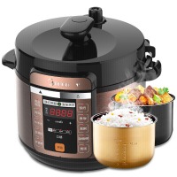 美的（Midea）电压力锅智能预约6L升大容量高压锅 多功能家用高压双胆电饭煲 MY-CS