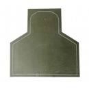 战鼓 导电胸环靶板 训练导电靶 军绿色50cm*50cm*1cm