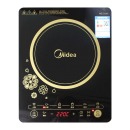 美的（Midea） 电磁炉触摸屏家用多功能防水烧水炒菜煲汤RT22F0101进口微晶玻璃 黑色