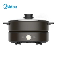 美的（Midea）多功能分体式可煎烤电热锅 多用途锅 家用4L大容量电火锅 DH2601