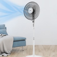 美的（Midea） FSA40YE 落地扇电风扇家用3叶家用定时升降400mm强风轻音风扇