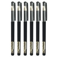 晨光（M&G）黑金系列签字笔水性笔中性笔 办公签字笔 黑色 AGPA4002 全针管拔帽款