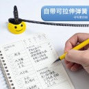 晨光(M&G)文具0.5mm黑色台笔 可黏贴微笑中性笔 子弹头签字笔 24支/盒AGP16103