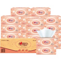 心相印抽纸150抽20包家用餐巾纸纸巾整箱 DT25150