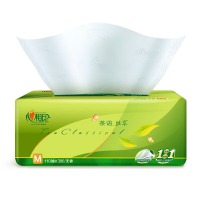 心相印 DT32110抽纸 茶语丝享系列餐巾纸面巾纸纸面巾 抽取式纸巾3层110抽27包