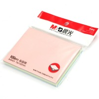 晨光（M&G）YS-11彩色便利贴粘性彩色便签纸留言贴3X4彩色优事贴 100页彩色自粘告