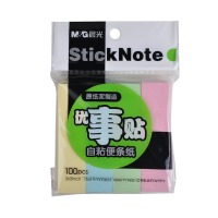 晨光（M&G）YS-13彩色便利贴粘性彩色便签纸留言贴3X3四分条优事贴N次贴易事贴 10