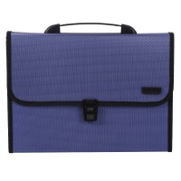 晨光（M&G）A4/12格蓝色文件包 办公手提资料包风琴包 单个装AWT90959