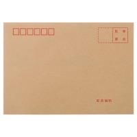 晨光（M&G）DL加厚牛皮纸信封信纸简约邮局B6信封袋增值税发票工资袋20个/包*3AGW