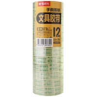 晨光（M&G）高透明胶带易撕小胶带12mm*30y（12卷/筒装）AJD97320，2筒装