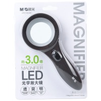 晨光（M&G）放大镜 LED光学3倍双镜片手持阅读放大镜 学习办公用品 单个装ARCN82