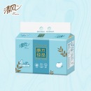 清风原木纯品3层100抽四叶草压花抽取式面纸4包/提 6提/箱 整箱24包BR40AQ