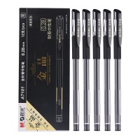 晨光（M&G）金品系列签字笔中性笔水性笔 全针管财务签字笔 黑色 AGPA7101 全针管