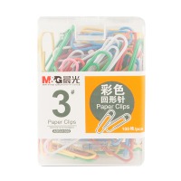 晨光（M&G）ABS91699 文具3号彩色回形针 办公家用多功能曲别针 PVC盒装  1
