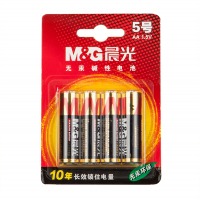 晨光（M&G）5号碱性 电池（4粒吸卡）ARC92556