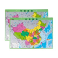 晨光（M&G）文具 学生用教学中国地图 防水图典挂图水晶版 593mm*424mm ASD