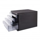 晨光（M&G）ADM95295四层文件柜文件资料档案储物管理柜文件保管柜 黑色 单个装