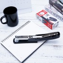 晨光（M&G）文具12#黑色订书机 可旋转针板订书器 办公财会用品 单个装ABS92722