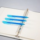 晨光（M&G）中性笔热可擦按动子弹头0.5mm签字笔水笔学生文具办公用品 AKPH3301 晶蓝（12支装）