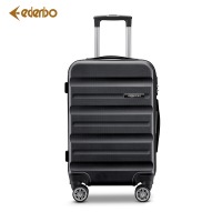 爱登堡（Edenbo）F918-1 行李箱商务旅行拉杆箱登机箱 黑色 20英寸