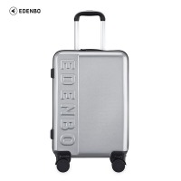爱登堡（Edenbo）Y227052001 行李箱商务休闲旅行拉杆箱登机箱 冰川银 20英