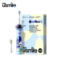 usmile Q3S 儿童电动牙刷声波震动 专业防蛀呵护牙齿 3档模式可选 成长小帽刷 宇