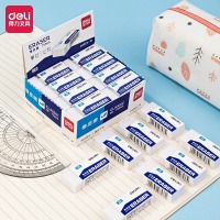 得力 7536A 橡皮 白色 24块/盒 1盒