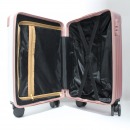 爱登堡（Edenbo）F337 商务行李箱旅行拉杆箱大容量耐磨登机箱 高雅白+粉撞色 20英寸