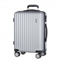 爱登堡（Edenbo）DX963001-24B 行李箱商务流行旅行拉杆箱万向轮登机箱 冰川银 24英寸