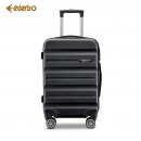 爱登堡（Edenbo）F918-1 行李箱商务旅行拉杆箱登机箱 黑色 20英寸