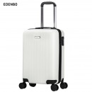 爱登堡（Edenbo）FMX-001 行李箱简约商务旅行拉杆箱登机箱 白色 20英寸