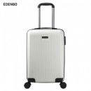 爱登堡（Edenbo）FMX-001 行李箱简约商务旅行拉杆箱登机箱 白色 20英寸