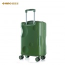 爱登堡（Edenbo）F336 时尚旅行拉杆箱行李箱万向轮登机箱牛油果色 20英寸