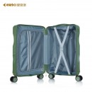 爱登堡（Edenbo）F336 时尚旅行拉杆箱行李箱万向轮登机箱牛油果色 20英寸