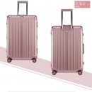 爱登堡（Edenbo）F1520 时尚高档铝框旅行拉杆箱登机箱 玫瑰金 20英寸