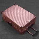 爱登堡（Edenbo）F1608 时尚高档铝框旅行拉杆箱行李箱 玫瑰金 20英寸