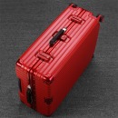 爱登堡（Edenbo）F1608 时尚高档铝框旅行拉杆箱行李箱 大红 20英寸