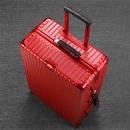 爱登堡（Edenbo）F1608 时尚高档铝框旅行拉杆箱行李箱 大红 20英寸