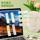 得力 66307 记事贴400张 76*19mm混 6包装