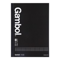 国誉 A5无线装订本Gambol 办公笔记本子胶装本 5mm方格 50张/本 WCN-GN