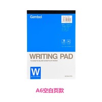 国誉 Gambol渡边空白纸A5笔记本子拍纸本 70张6本 空白内页 WCN-A6-700