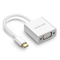 绿联（UGREEN） Type-C转VGA转换器USB-C接口笔记本连接电视投影仪扩展坞 