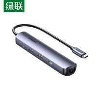 绿联Type-C扩展坞 USB-C转HDMI转换器4K60Hz分线器HUB投屏千兆有109