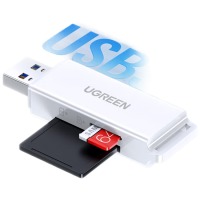绿联USB3.0高速读卡器 多功能SD/TF读卡器多合一 支持手机单反相机行车记录仪监控存