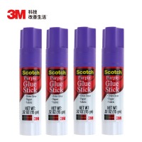 3M 6115 胶棒 固体胶/固体胶棒/固体胶水 思高 PVP 办公用品 胶棒紫色变色 6