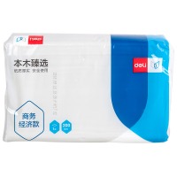 得力本木臻选CC1200-02擦手纸1层200抽(白)